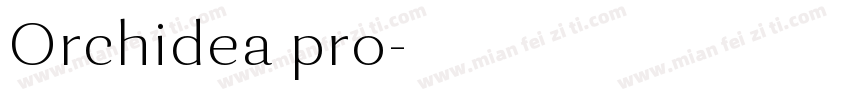 Orchidea pro字体转换